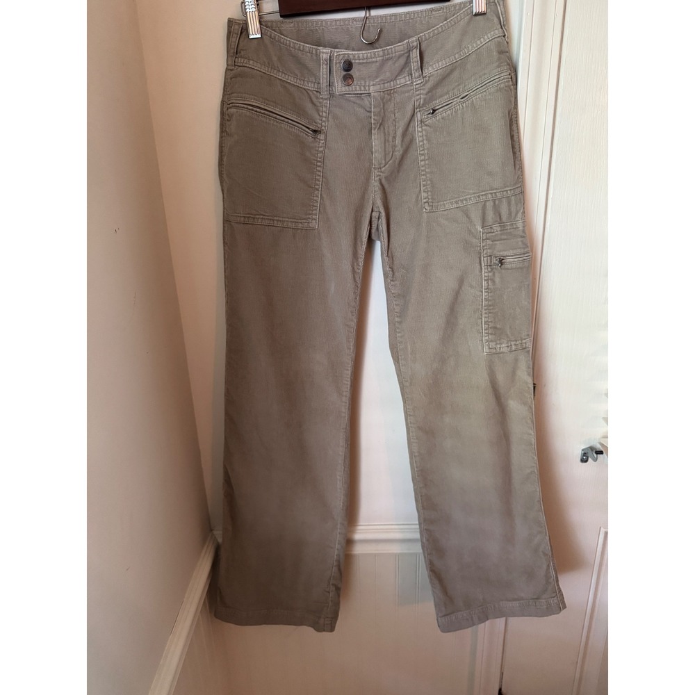 The North Face A5 Series Womens Tan Corduroy Cargo Pants Size 6 Regular Khaki